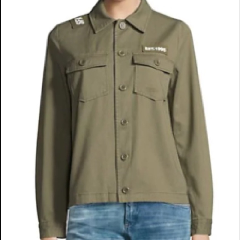 “Crew” Military Crop Jacket by Saks Fifth Avenue